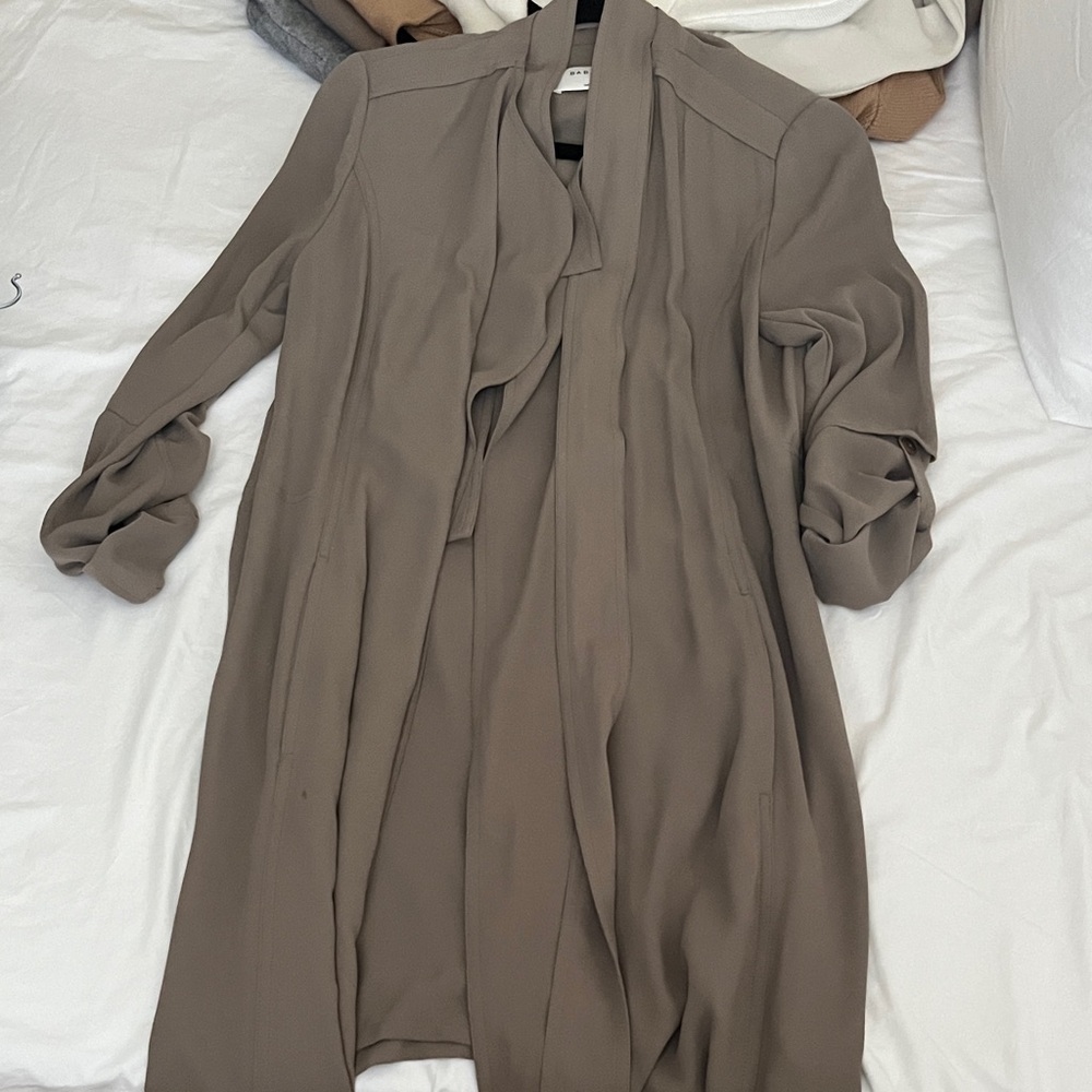 Aritzia - Babaton Taupe Long Cardigan